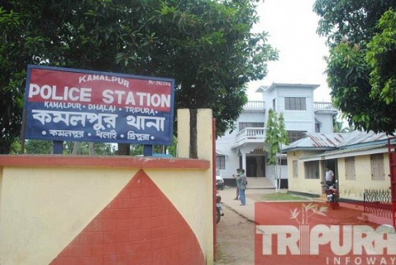 Kamalpur: Police tightened up security for ensuing Puja